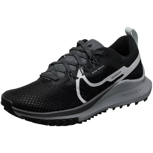 Nike Tekaški čevelj 'React Pegasus Trail 4' siva / črna / bela