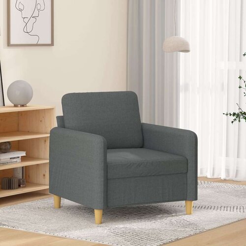 Fotelj temno siv 60 cm blago Cene