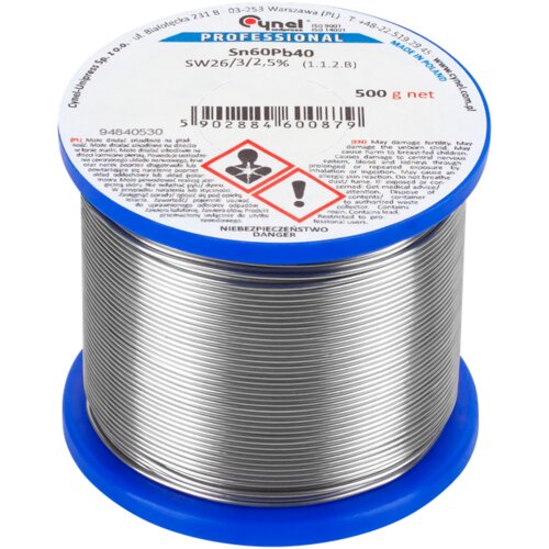 Cynel lemna žica Sn60Pb40 1,5 mm, 500 g Cijene