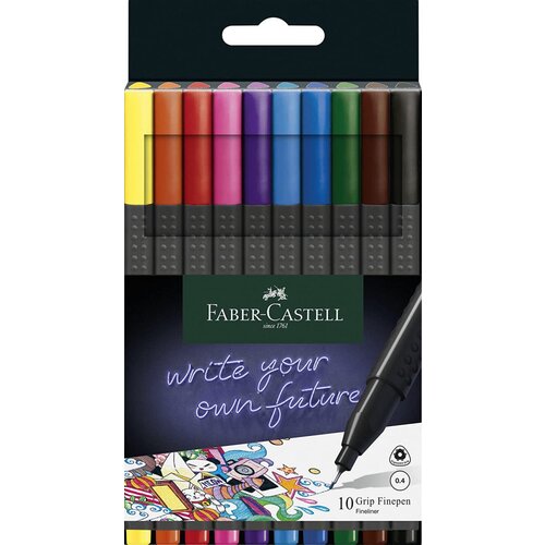 Flomaster faber-castell finepen grip 0,4mm 1/10 FABER-CASTELL Cene