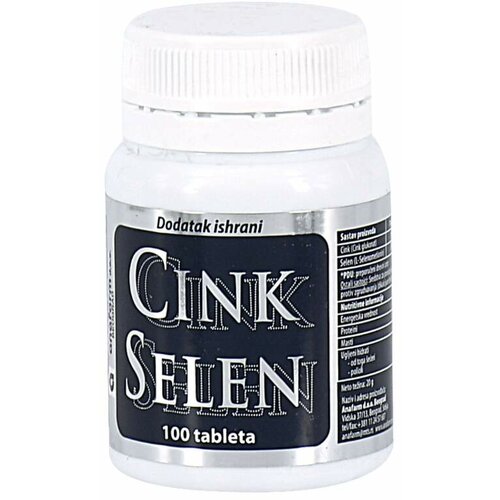 Anafarm cink-selen 100 tableta Cene
