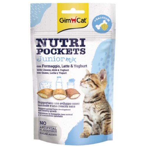 Gimcat Pribolj&scaron;ek Nutri Pockets Junior mix 60 g Cene