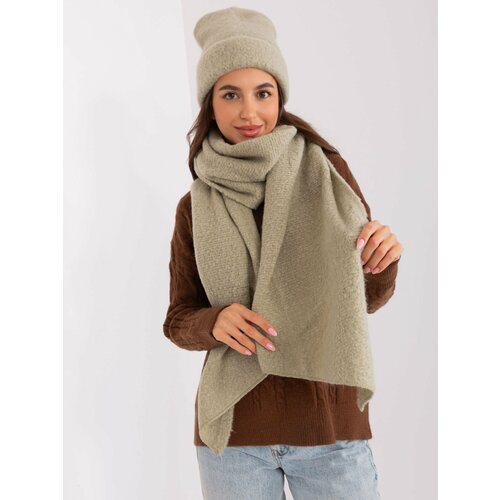 Fashion Hunters Pistachio warm women's scarf Cene