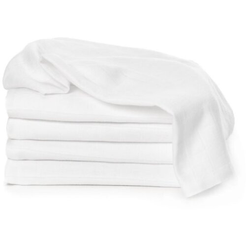 T-TOMI TETRA Cloth Diapers EXCLUSIVE COLLECTION White plenice iz blaga White 70x70 cm 5 kos Cene