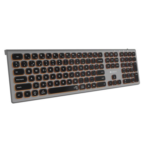 Subblim Teclado tipkovnice Bluetooth Master iluminado ext siva/črna, (20605497) Cene