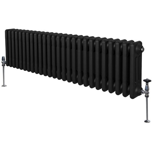 Monster tradicionalni radiator s 3 stebri - 300 x 1192 mm - črn, (21569981) Cene