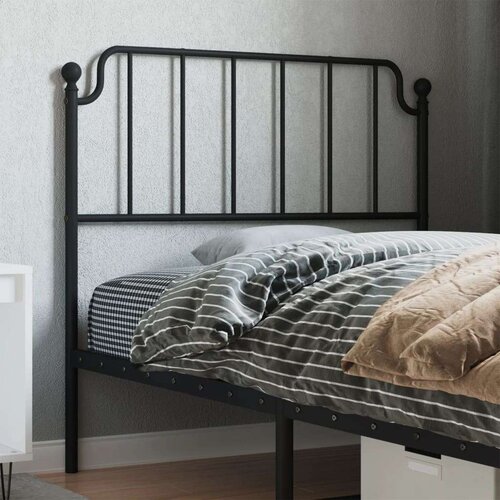  Metalno uzglavlje crno 100 cm Cene