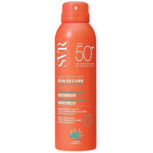 SVR Sun Secure Lait Crepitant mlijeko za sunčanje u spreju SPF 50+ 200 ml Slike