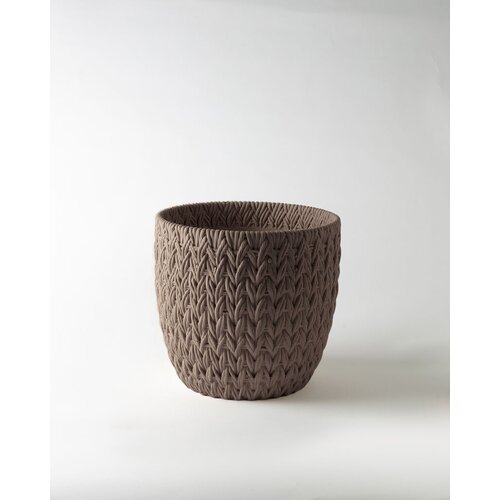 Madame coco Saksija za cveće Dolly, 26cm, Smeđa Cene