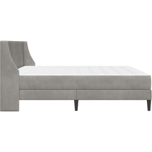 Okvir kreveta s madracem Zidne 2 pcs Svijetlo siva Bar&amp;scaron;un - Svjetlosiva 200 x 200 cm Slike