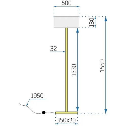 Toolight Podna svjetiljka App966-3F Slike