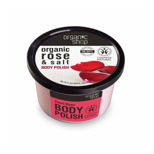 Organic Shop piling za telo - Body Polish Pearl Rose (250 ml) Cene