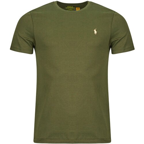 Polo Ralph Lauren Majice s kratkimi rokavi T-SHIRT AJUSTE EN COTON Kaki Slike
