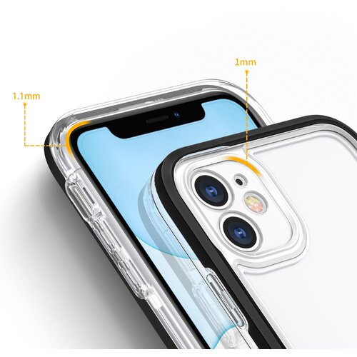  Prozoren ovitek Hybrid Armor za iPhone 11 Slike