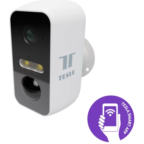 Tesla zunanja varnostna kamera CB500 s senzorjem gibanja in baterijo, (21098619)