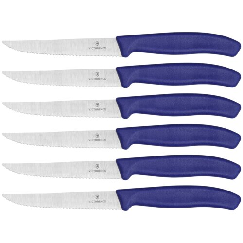 Victorinox Swiss Classic steak knife 6 pcs. blue Slike