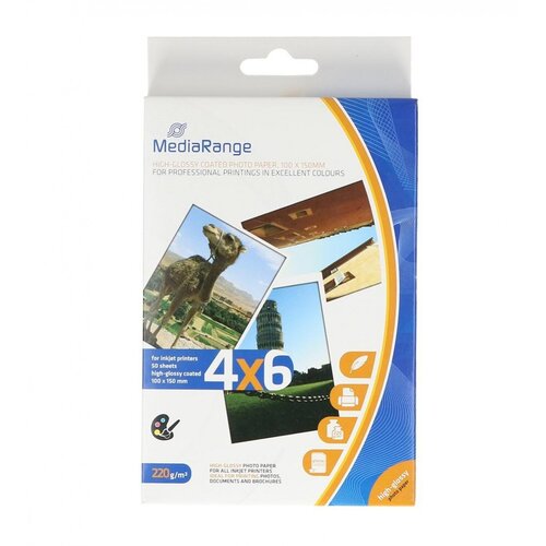  Papir foto glossy ink jet a6 mediarange 220g 1/50 Cene
