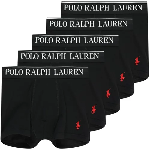 Polo Ralph Lauren Spodnjice ognjeno rdeča / črna / bela