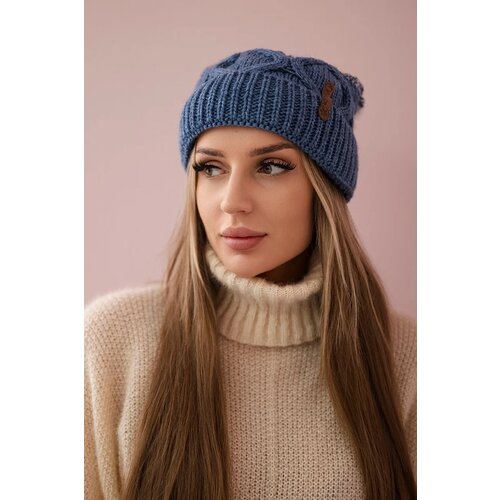 Kesi Cap with fleece Alice K248 gray+white Slike