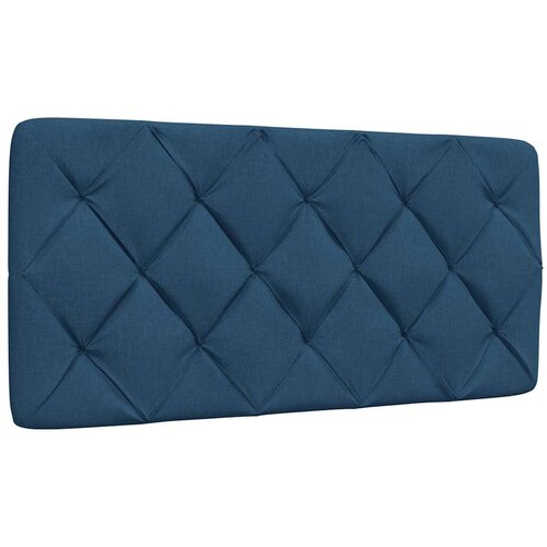 VidaXL Vzglavna stranica modra 100 cm blago Slike