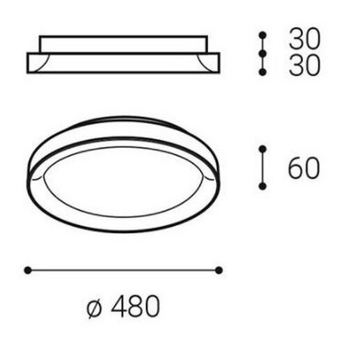  LED2 - LED plafonsko svetlo BELLA SLIM LED/38W/230V 3000/4000K bela Slike