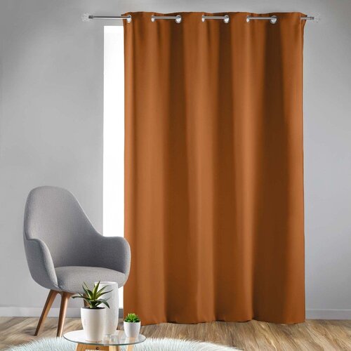 Douceur d int&amp;eacute;rieur Zatemnitvena zavesa v barvi terakote 135x240 cm Occult &amp;ndash; Slike