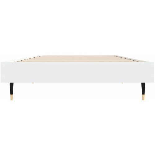  Okvir za krevet bijeli 90x190 cm konstruirano drvo Slike