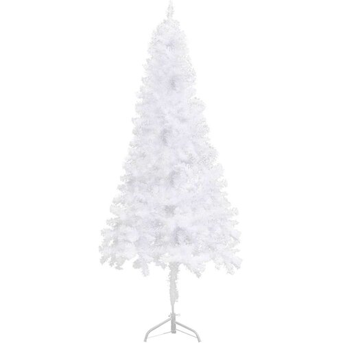  Umjetna božićna drvca PVC, Steel White Slike