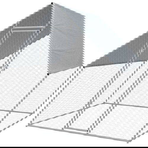 VidaXL Zunanji koko&amp;scaron;njak iz pocinkanega jekla 2x2x1,92 m Slike