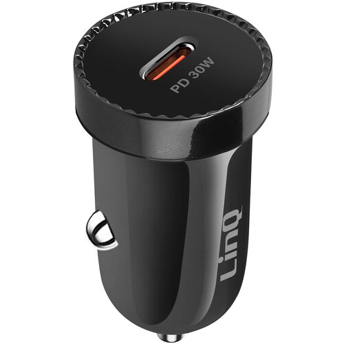 LINQ USB C 30 W Super Fast Charger Avto polnilec, - crn, (20826635) Slike