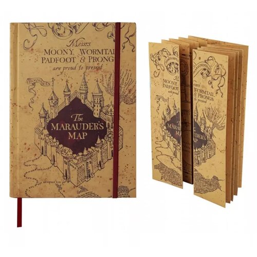 Cinereplicas Harry Potter - Notebook With Foldable Marauder's Map Slike