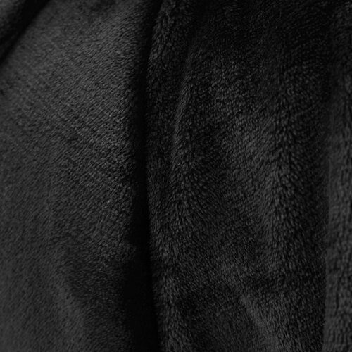 Catherine Lansfield Črna odeja iz mikropli&amp;scaron;a 130x170 cm Raschel Velvet &amp;ndash; Slike
