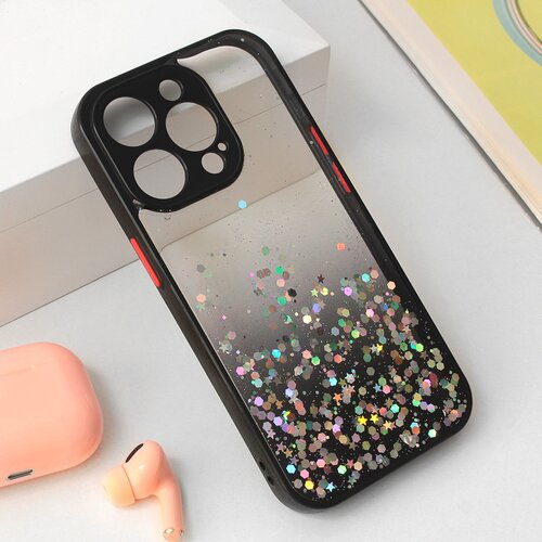  Torbica frame glitter za iphone 15 pro 6.1 crna Cene
