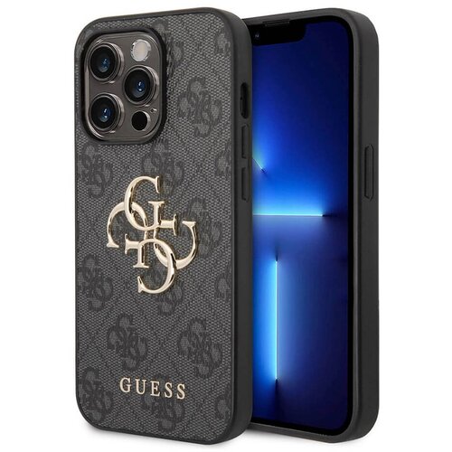  Torbica Guess Bk Pu leather 4G Metal Logo za iPhone 15 Pro 6.1 siva (GUBKP15L4GMGGR) Cene