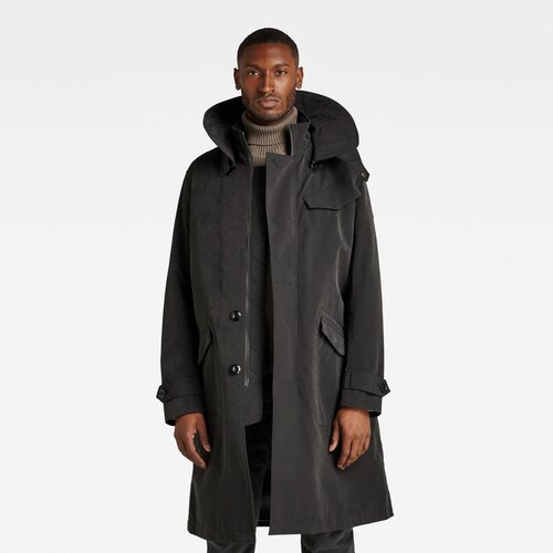 G-star Coat - Belted Trench Black Slike