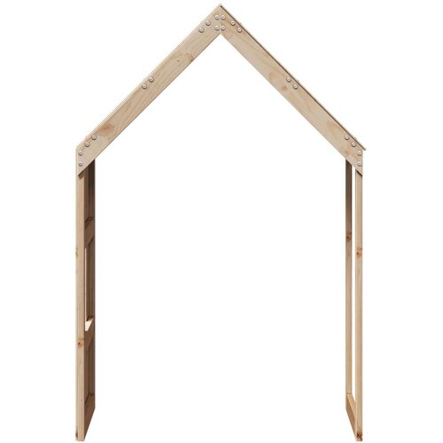 VidaXL krov za dječji krevet 60 x 99 x 139,5 cm od masivne borovine Slike