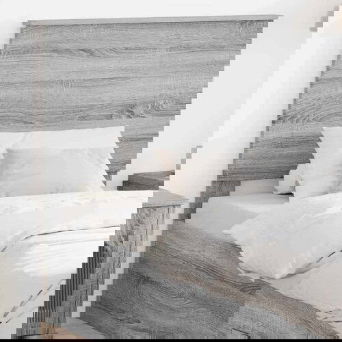  Uzglavlje s uzglavljem Siva Sonoma 90 cm Konstruirano drvo Cijene