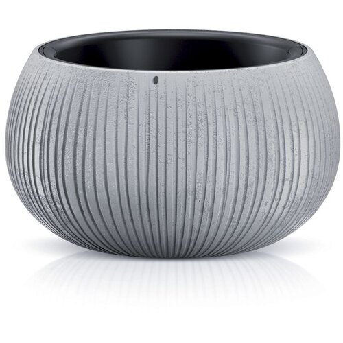 Diker HOME Plastična saksija za cveće ovalna 24x16 cm siva Slike