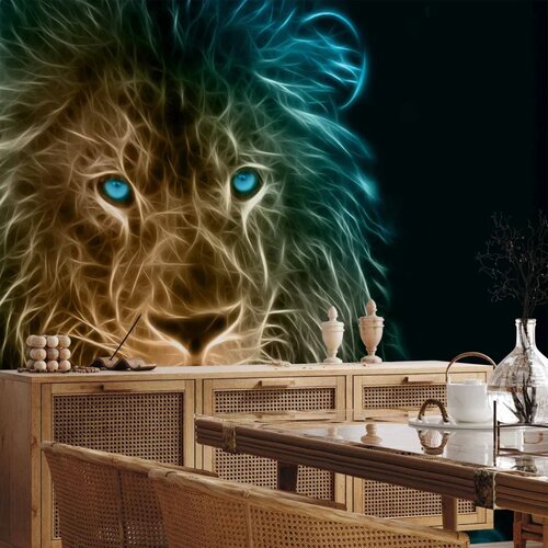  Foto tapeta - Abstract lion 150x105 Vodootporna Cene