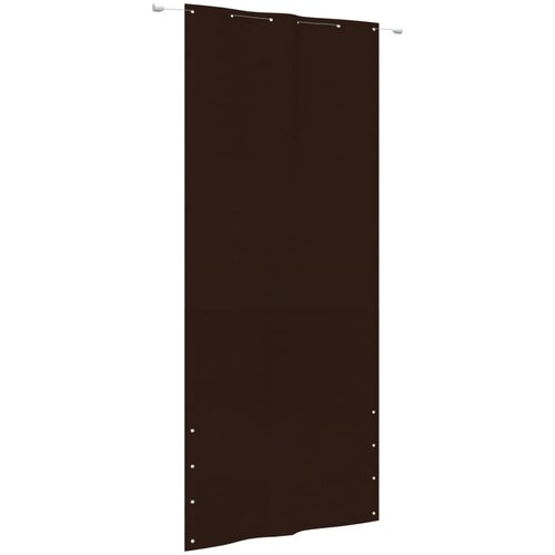 vidaXL Balkonsko platno rjavo 120x240 cm tkanina Oxford Cene