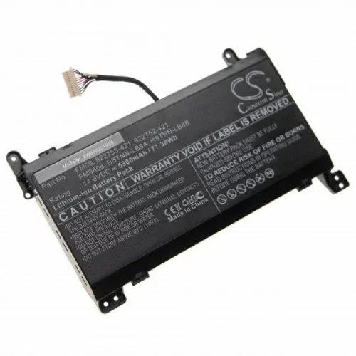 VHBW Baterija za HP Omen 17-AN, 5300 mAh, 12-pinski priključek