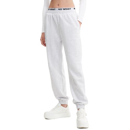 Cropp - Hlače jogger - Svetlo siva Cene