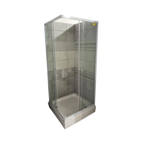  Tuš kabina 90x90x195 KVD ZS-7228 bijeli profil prozirno staklo 5mm Cijene