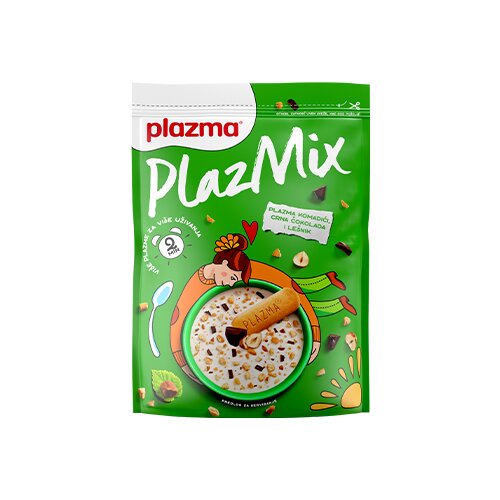 PLAZMA plazmix mešavina komadića keksa, čokolade i lešnika 70 g Slike