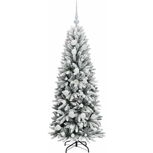  Umjetno božićno drvce Bijela 120 cm PVC, plastika, čelik i PE Slike