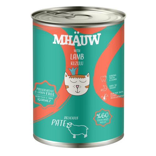 MHAUW Hrana za mačke mesni narezak sa janjetinom 400g MCPL400 Cijene