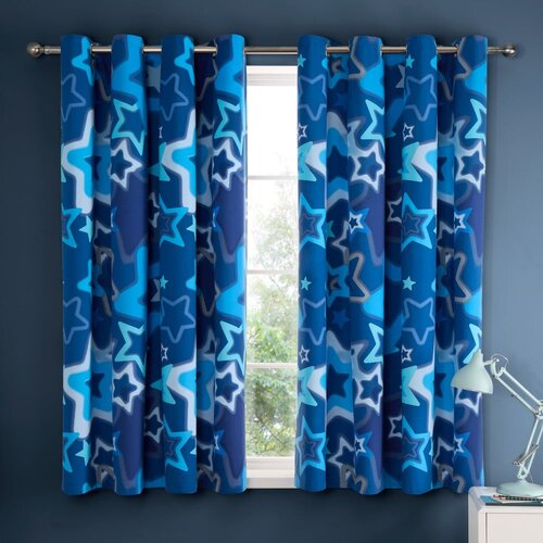 Catherine Lansfield Otro&amp;scaron;ke zavese v kompletu 2 ks 168x183 cm Ombre Stars &amp;ndash; Slike