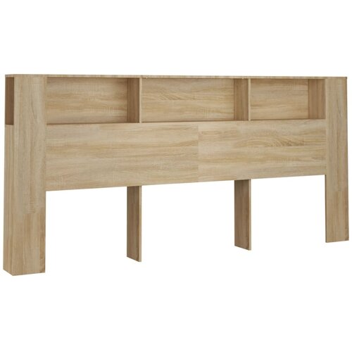 Maison Chic vzglavna omarica - nočna omarica - posteljna omarica sonoma hrast 220x18,5x104,5 cm, (21705953) Cene