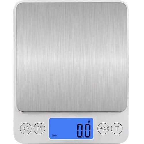 INF 3 kg Digitalna Kuhinjska Tehtnica z Baterijo, Nerjaveče Jeklo, (5000072043) Cene