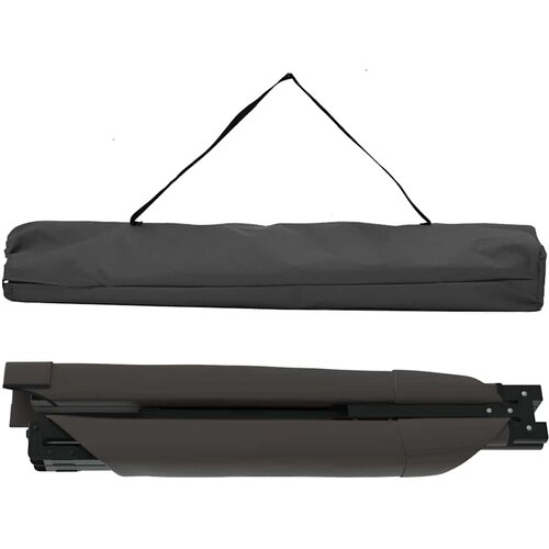  Sklopivi kamperski krevet Crna 193 x 69 x 45 cm Oxford tkanina Slike